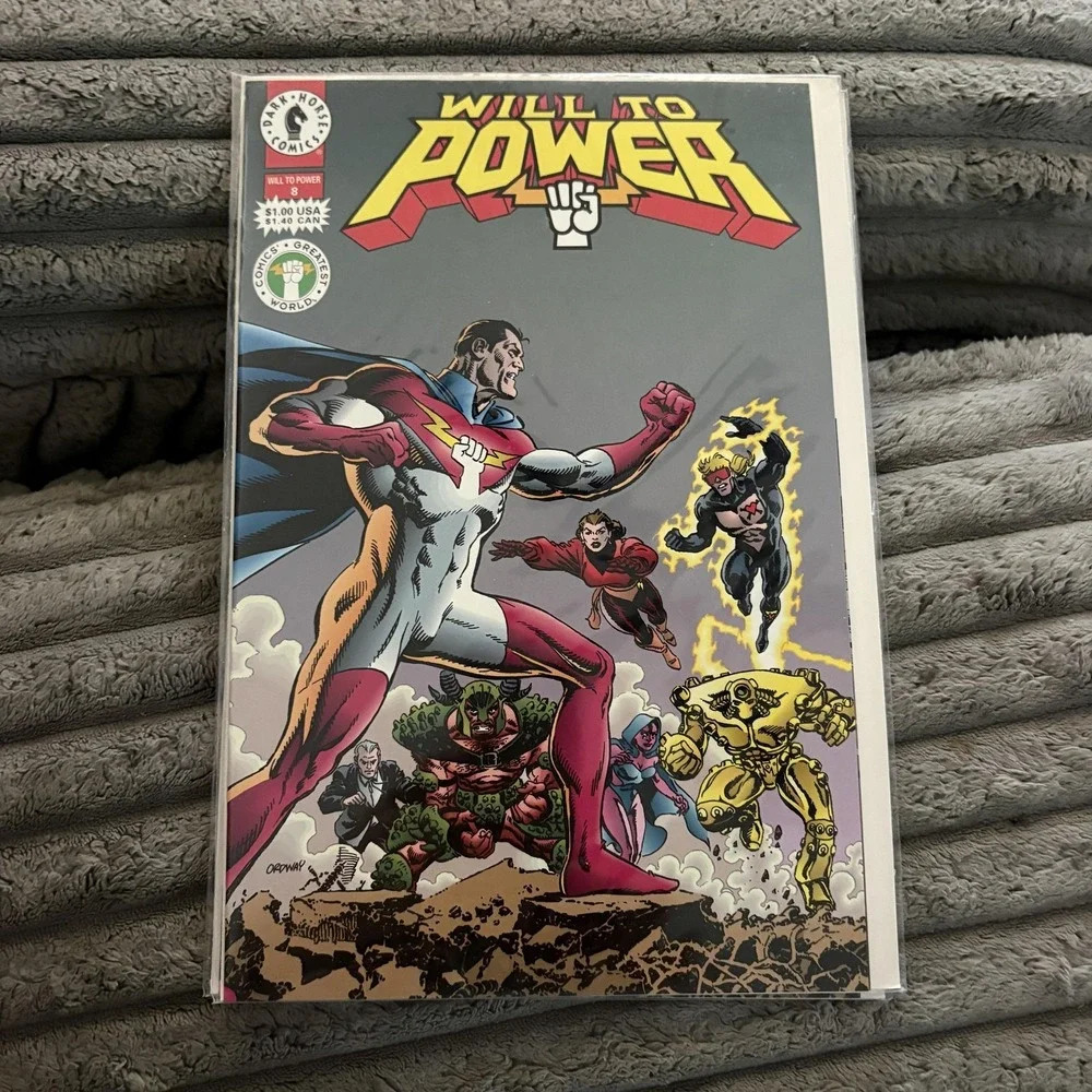 Will To Power Dark Horse Comics Superhero Modern Age Color Comic Book Boarded